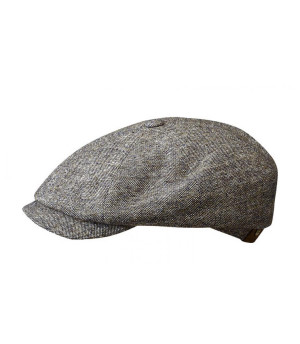 Gorra irlandaise stetson Hatteras grey wool cotton